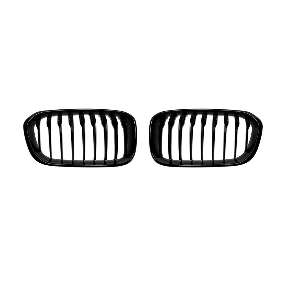 Griglia Singola Nera Lucida Anteriore per BMW Serie 1 F20 2015-2019