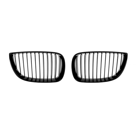 Griglia Singola Nera Lucida Anteriore per BMW Serie 1 E81 2003-2007
