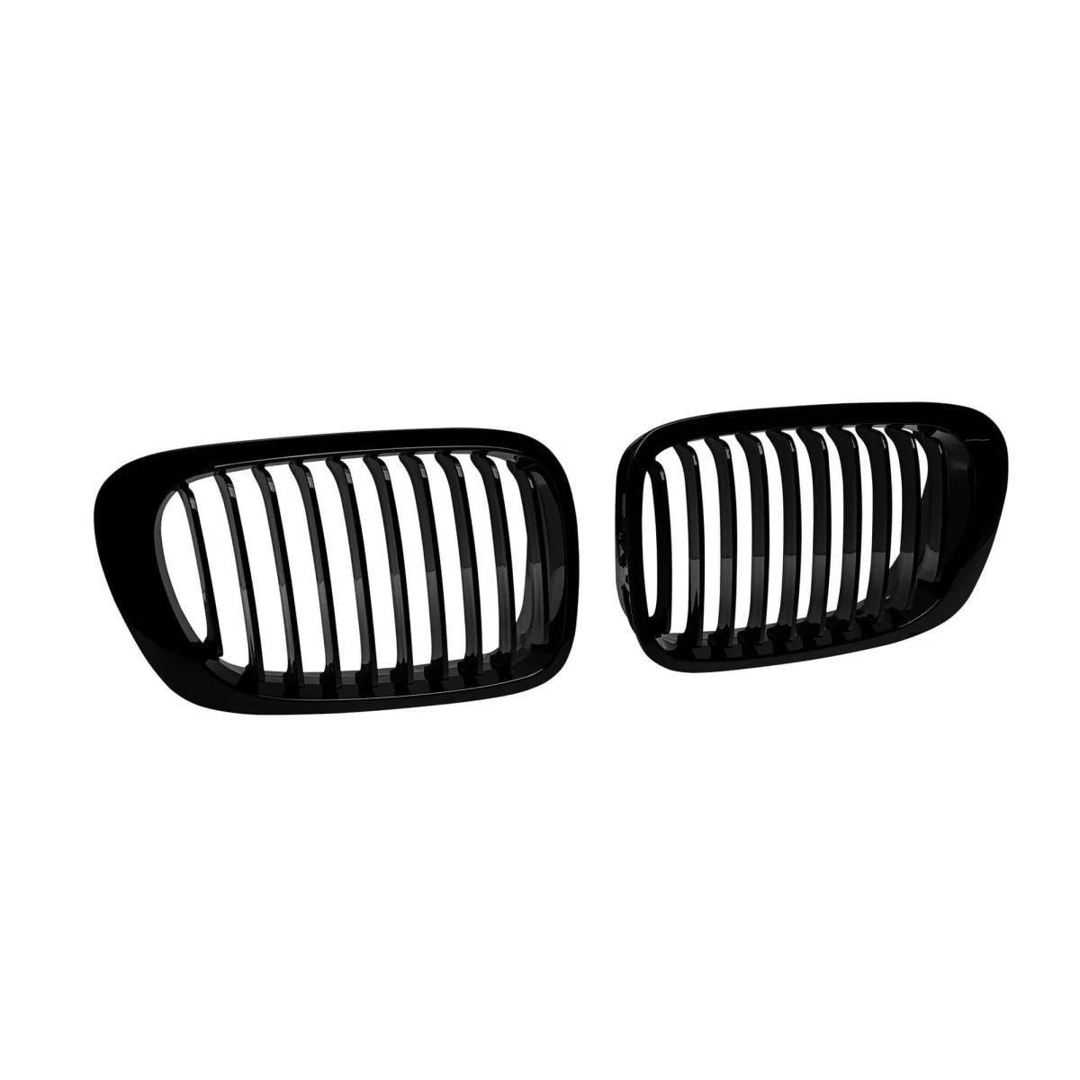 Griglia Singola Nera Anteriore per BMW Serie 3 E46 Coupe Cabrio 1999-2003