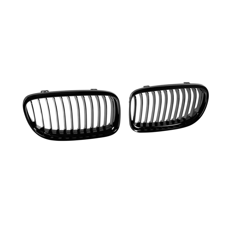 Griglia Singola Nera Lucida Anteriore per BMW Serie 3 E90 2008-2011