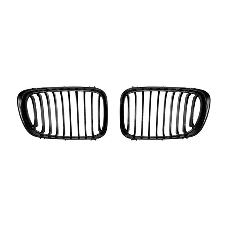 Griglia Singola Nera Anteriore per BMW Serie 3 E46 Coupe Cabrio 1999-2003
