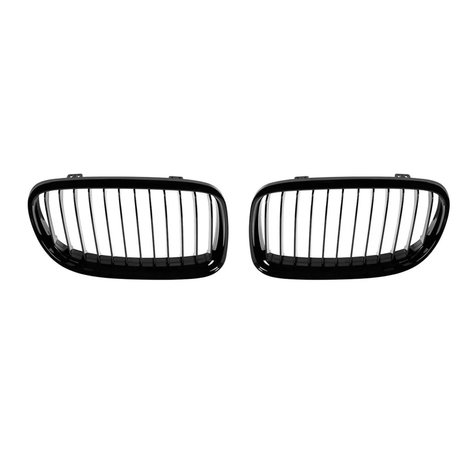 Griglia Singola Nera Lucida Anteriore per BMW Serie 3 E90 2008-2011