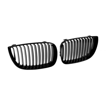 Griglia Singola Nera Lucida Anteriore per BMW Serie 1 E81 2004-2007