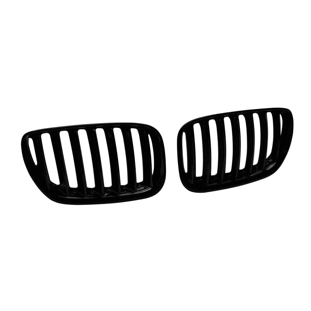 Griglia Anteriore Singola Nera Lucida per BMW X5 E53 2004-2007