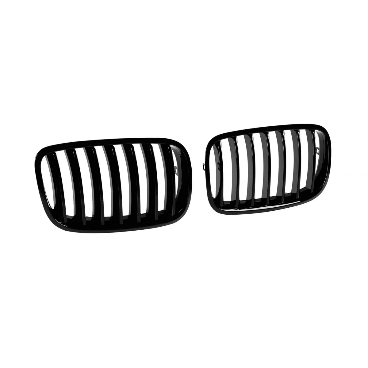 Griglia Singola Nera Lucida Anteriore per BMW X5 E70 2007-2013