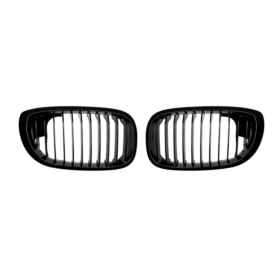 Griglia Singola Nera Lucida Anteriore BMW Serie 3 E46 Coupe Cabrio 2003-2006