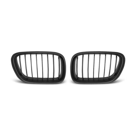 Griglia Anteriore Singola a Coste Nera Opaca per BMW X5 E53 1999-2003