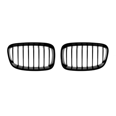 Griglia Singola Nera Lucida Anteriore per BMW Serie 1 F20 2011-2015