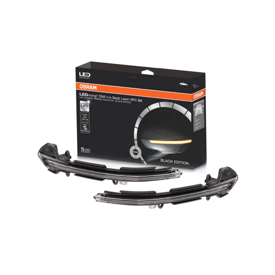 Frecce LED Dinamiche Fumé per Specchietti Seat Leon 2012-2020
