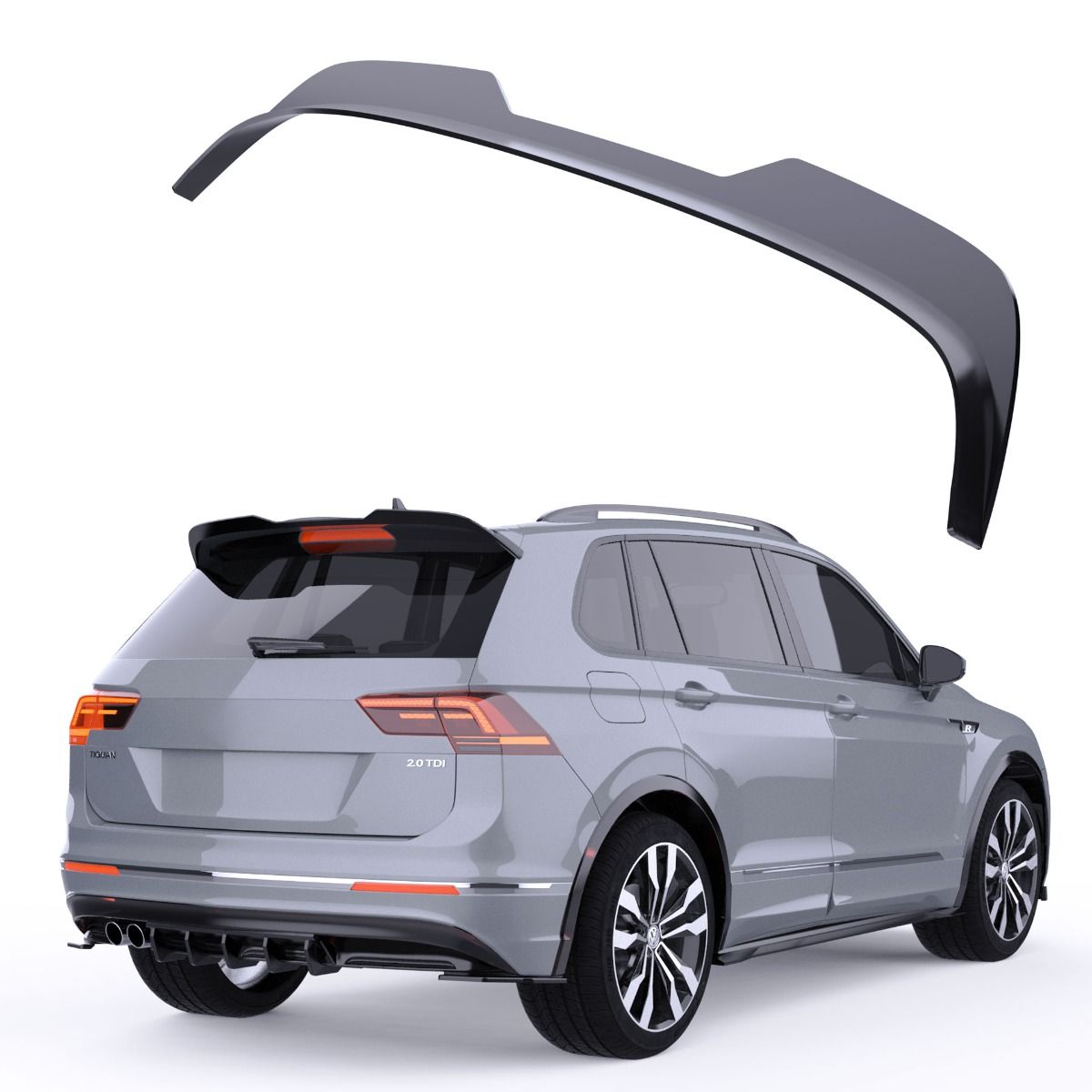Spoiler Tetto per Volkswagen Tiguan Mk2 R-Line (2015-2020)