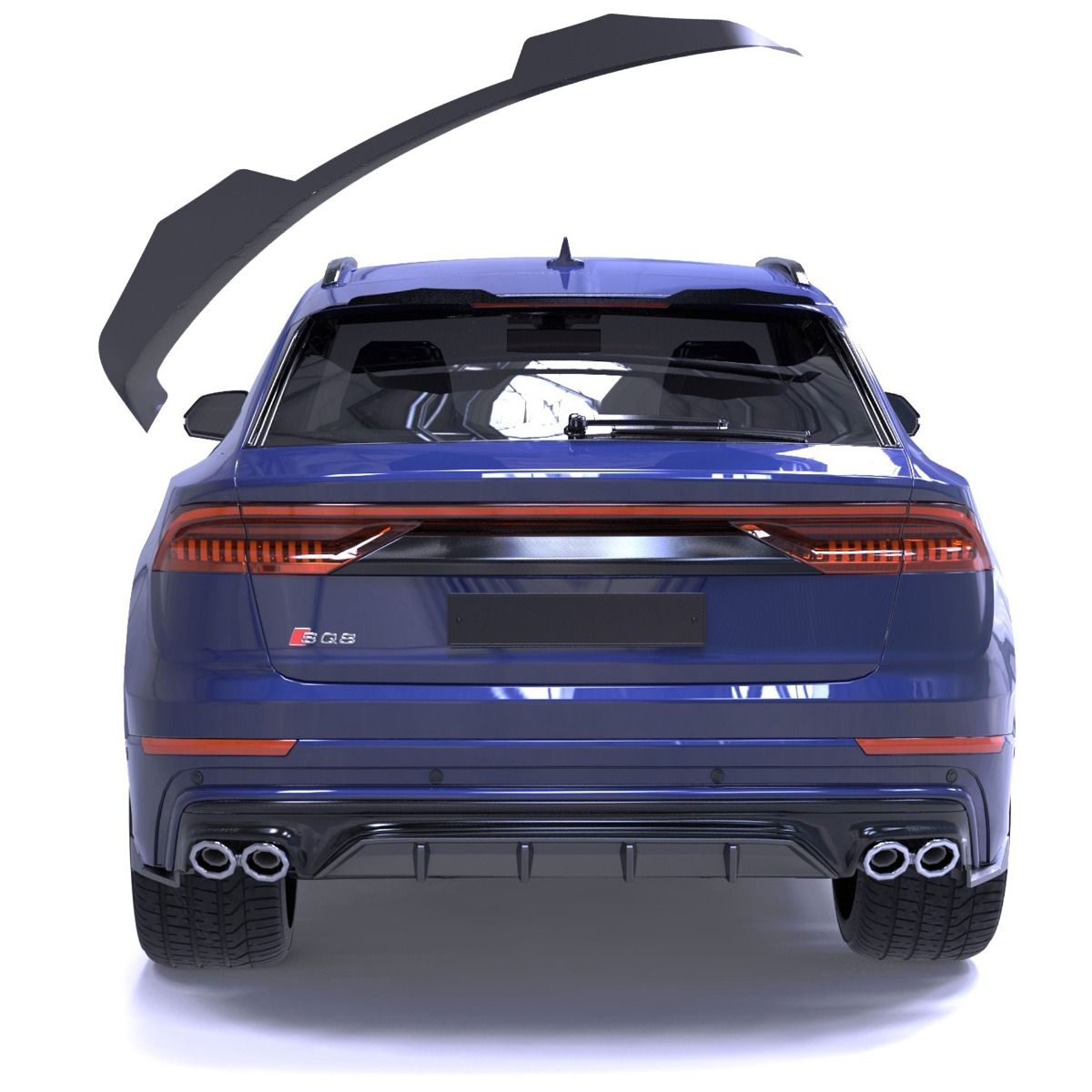 Spoiler Tetto per Audi SQ8 Mk1 2019-2023