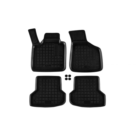 Tappetini in Gomma Specifici Neri per Audi A3 2003-2013, Set 4 Pezzi