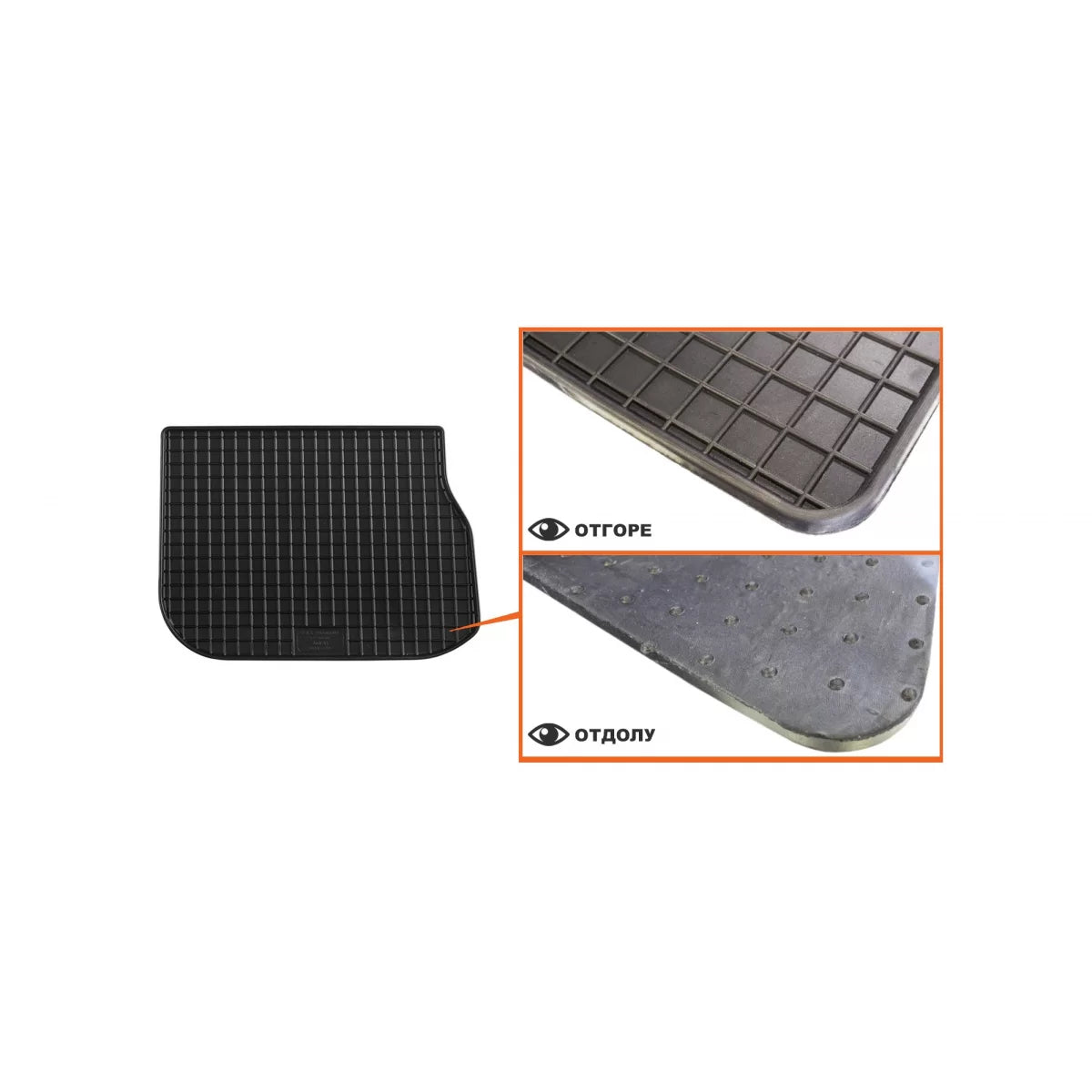 Tappetini in Gomma Specifici Neri per Audi A4 1994-2000, Set 4 Pezzi