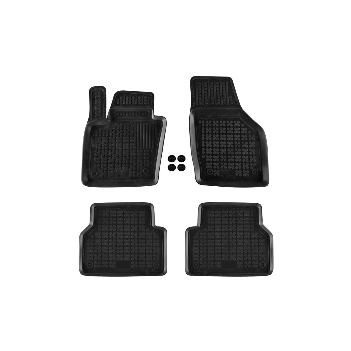 Tappetini in Gomma Specifici 4 Pezzi Neri per Audi Q3 2011-2018