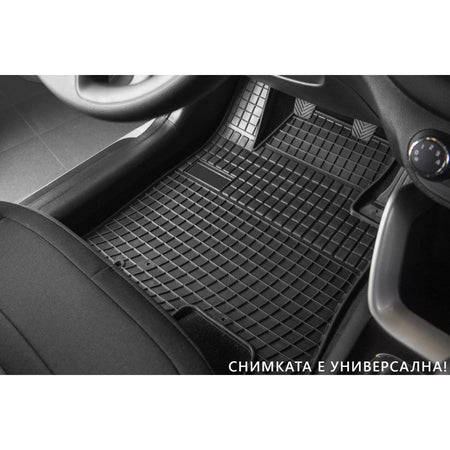 Tappetini in Gomma Specifici per BMW Serie 3 E90 E91 2004-2012 Set 4 Pezzi Neri
