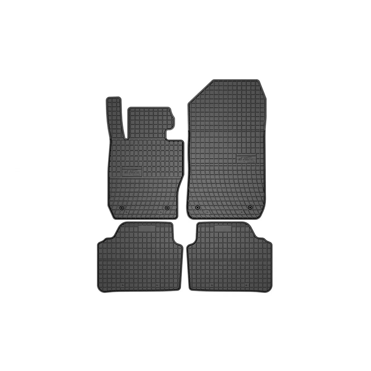 Tappetini in Gomma Specifici per BMW Serie 3 E90 E91 2004-2012 Set 4 Pezzi Neri
