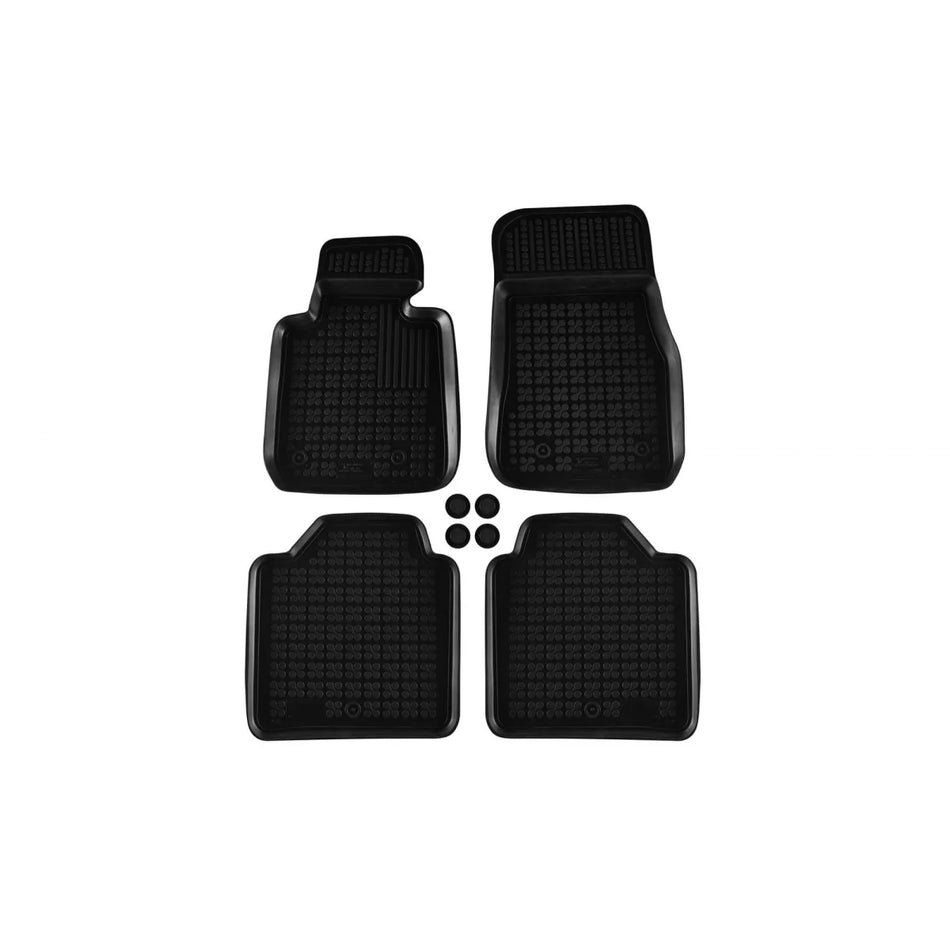 Tappetini in Gomma Specifici Neri per BMW Serie 3 F34 2013-2018, 4 Pezzi