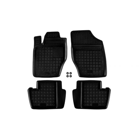 Tappetini in Gomma Specifici Neri per Peugeot 307 (2001-2007) Set 4 Pezzi