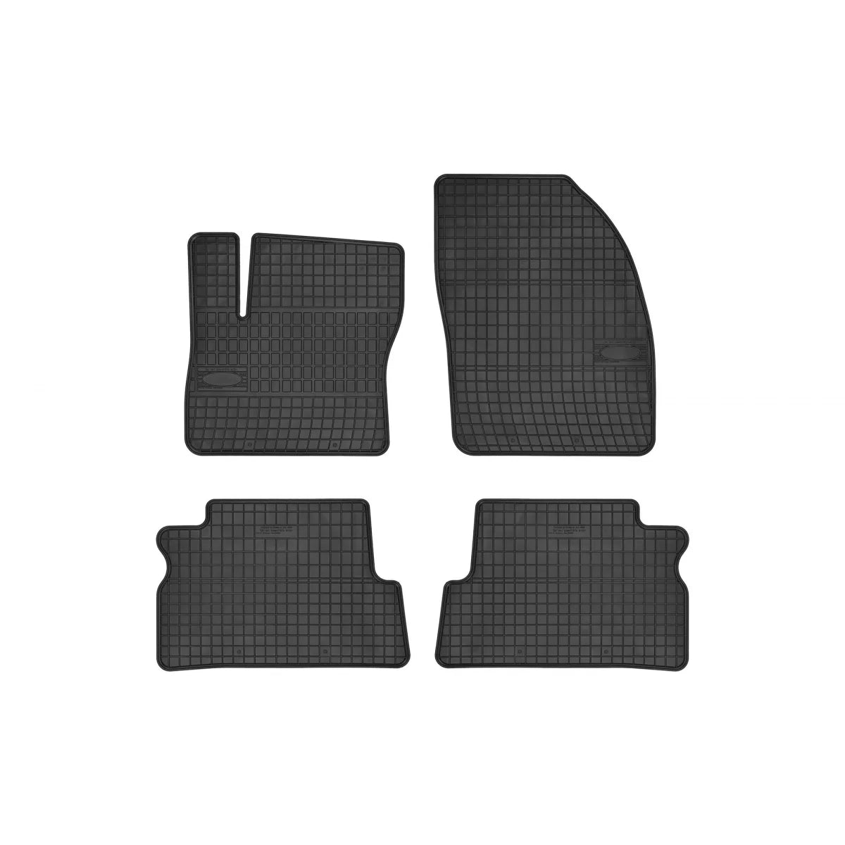Tappetini in Gomma Specifici Neri 4 Pezzi per Ford C-Max 2003-2010