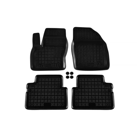 Tappetini in Gomma Specifici Neri per Ford C-Max 2003-2019, Set 4 Pezzi