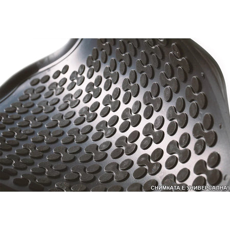 Tappetini in Gomma Specifici Neri per Ford Ka 2008-2016, Set 4 Pezzi