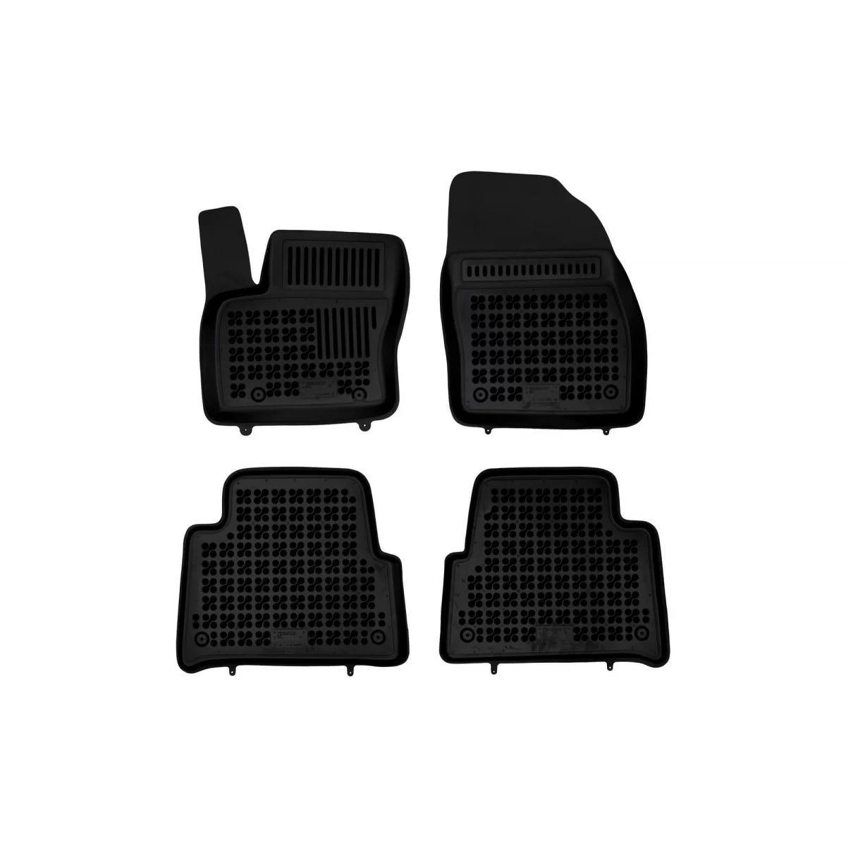 Tappetini in Gomma Specifici 4 Pezzi Neri per Ford Kuga 2008-2012