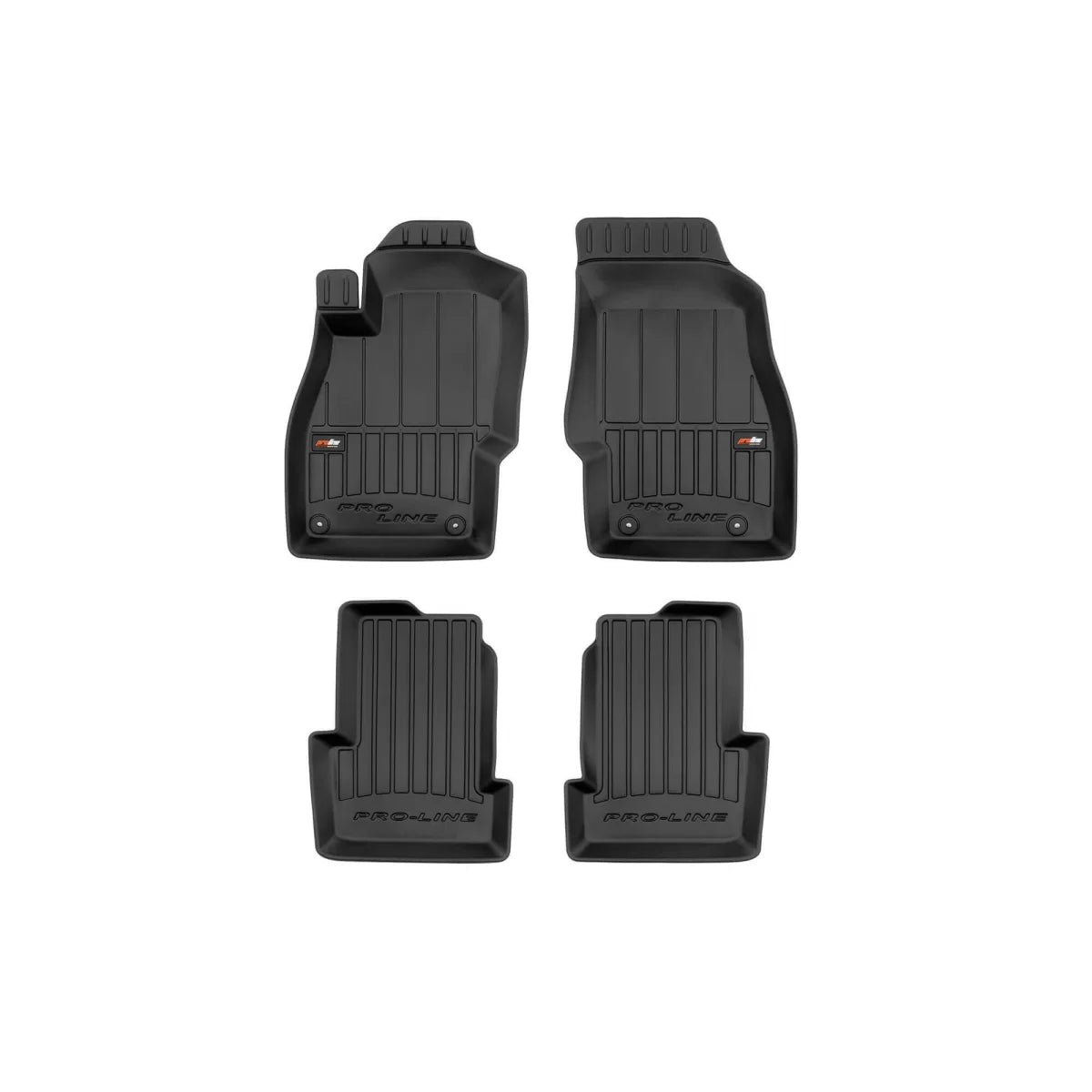Tappetini Gomma Specifici 3D Proline Nero 4 Pezzi per Opel Corsa 2014-2019
