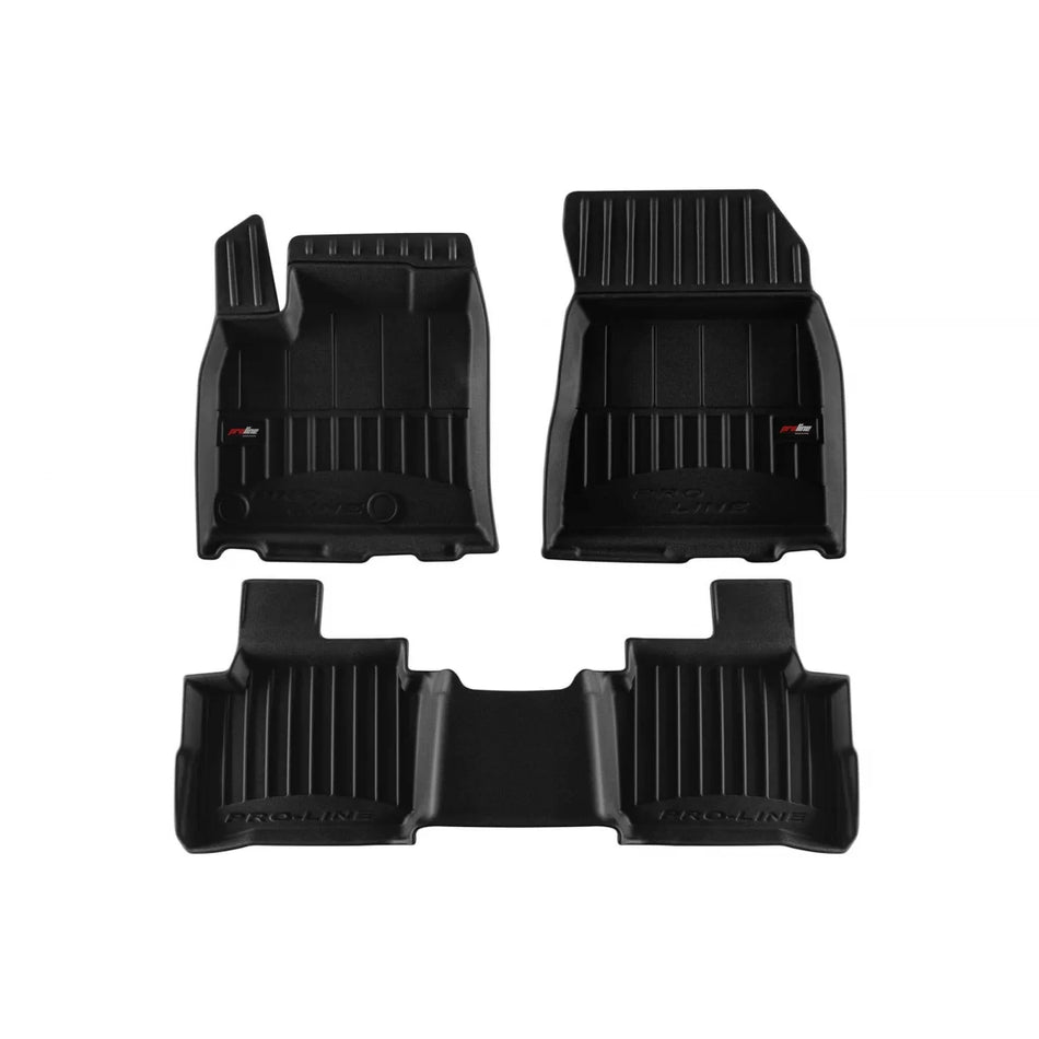 Tappeti Gomma Specifici 3 Pezzi Anteriori e Posteriori Nissan Qashqai Hybrid