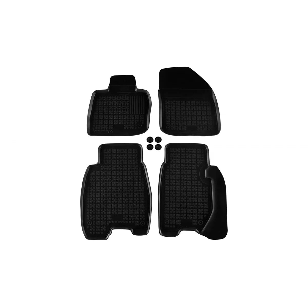Tappetini in Gomma Specifici per Honda Civic 2006-2011, 4 Pezzi, Neri