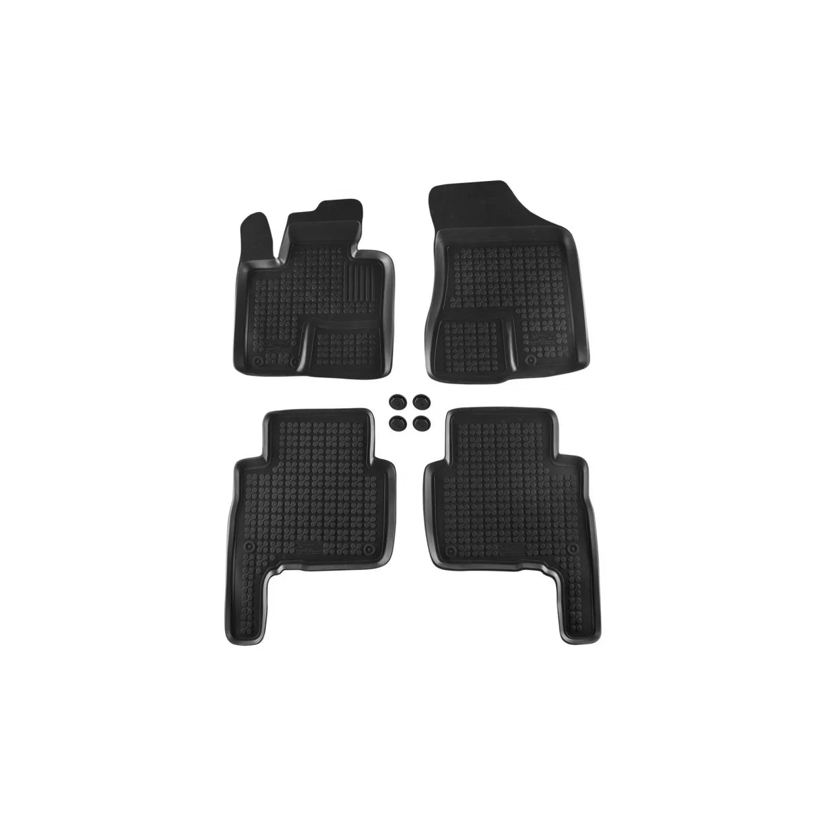 Tappetini in Gomma Specifici Neri per Kia Sorento 2009-2012, Set 4 Pezzi