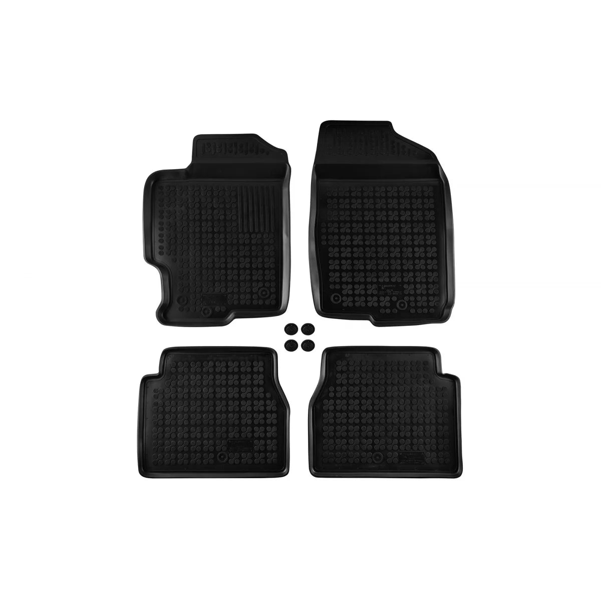 Tappetini in Gomma Specifici Neri 4 Pezzi per Mazda 6 2002-2012