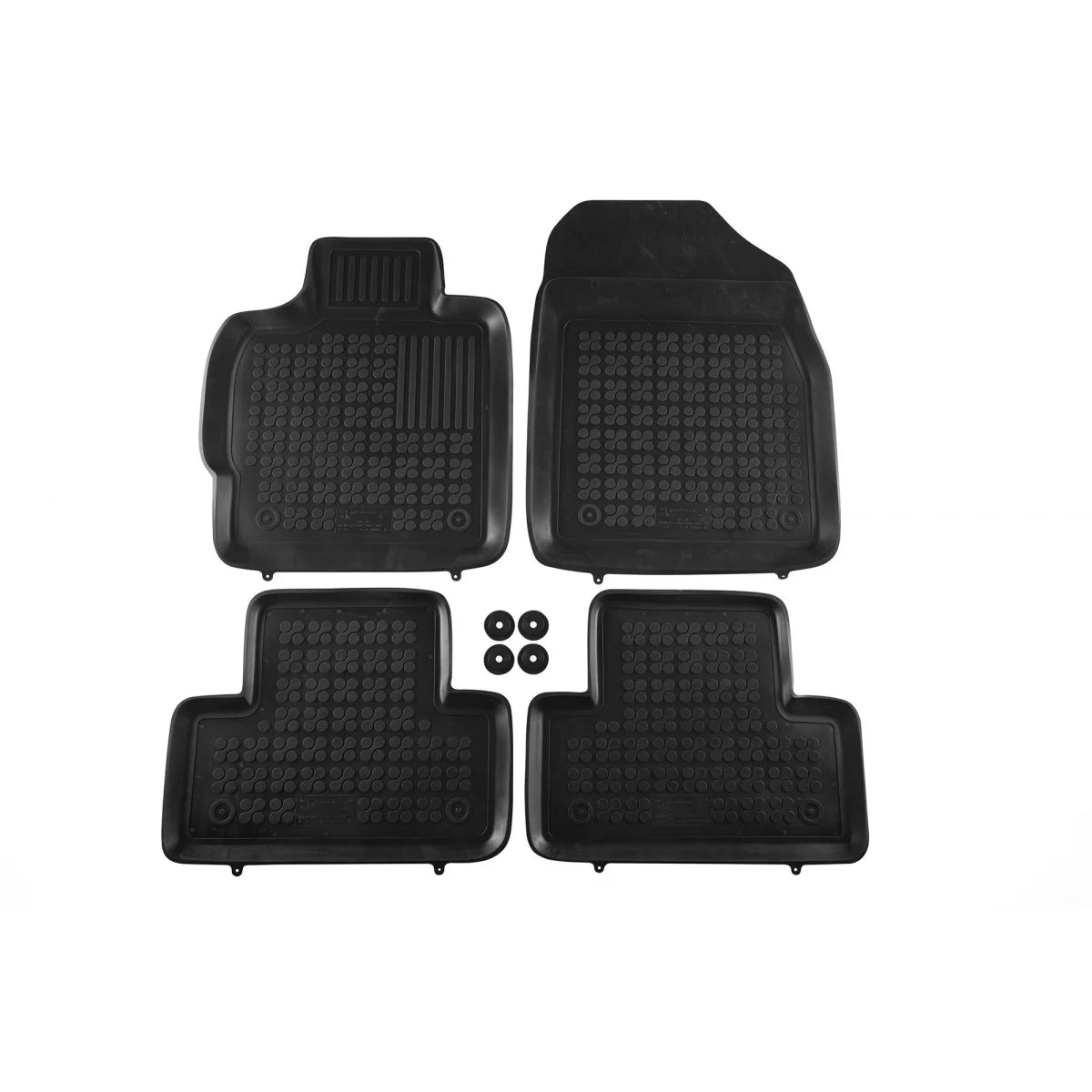 Tappetini in Gomma Specifici Neri 4 Pezzi per Mazda CX-7 2006-2009