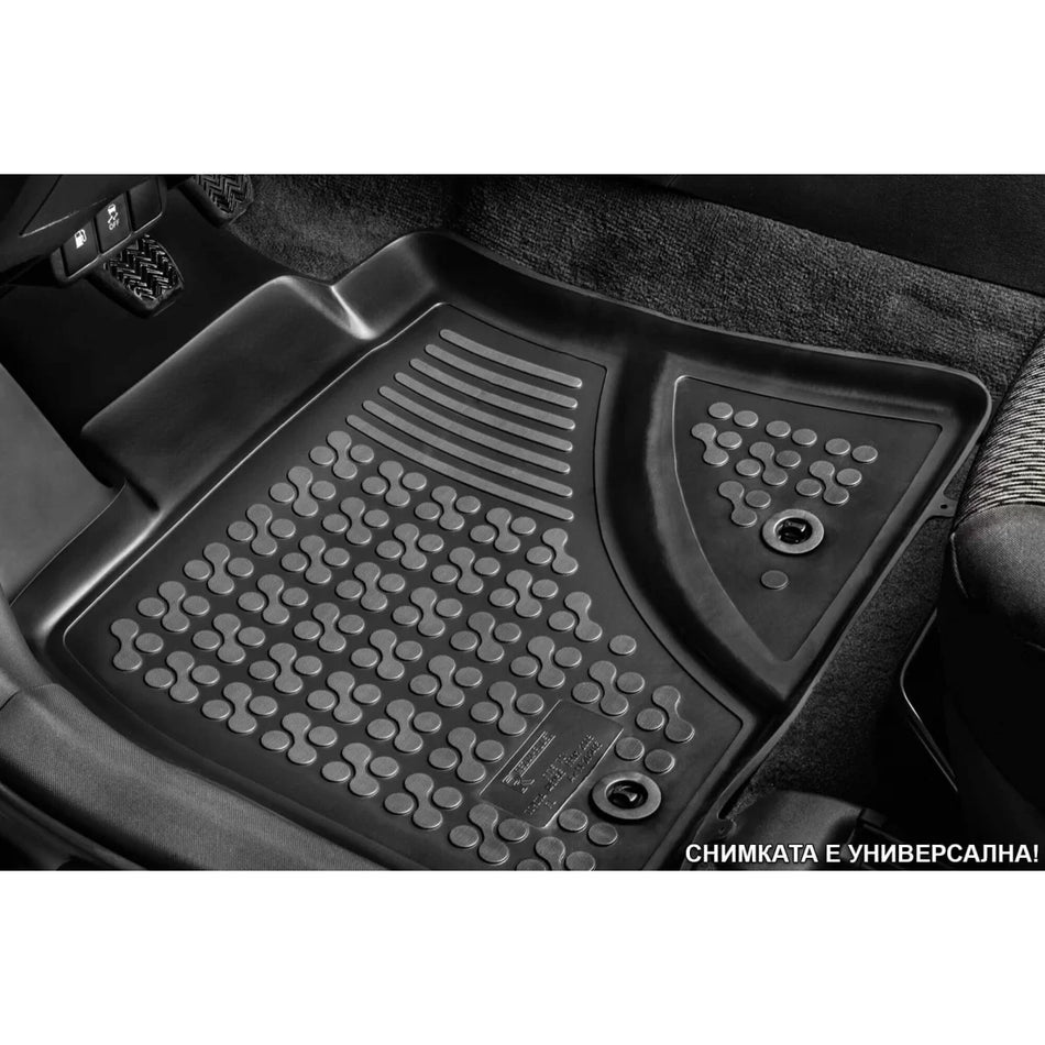Tappetini in Gomma Specifici Neri per Mazda CX-7 2009-2012, Set 4 Pezzi