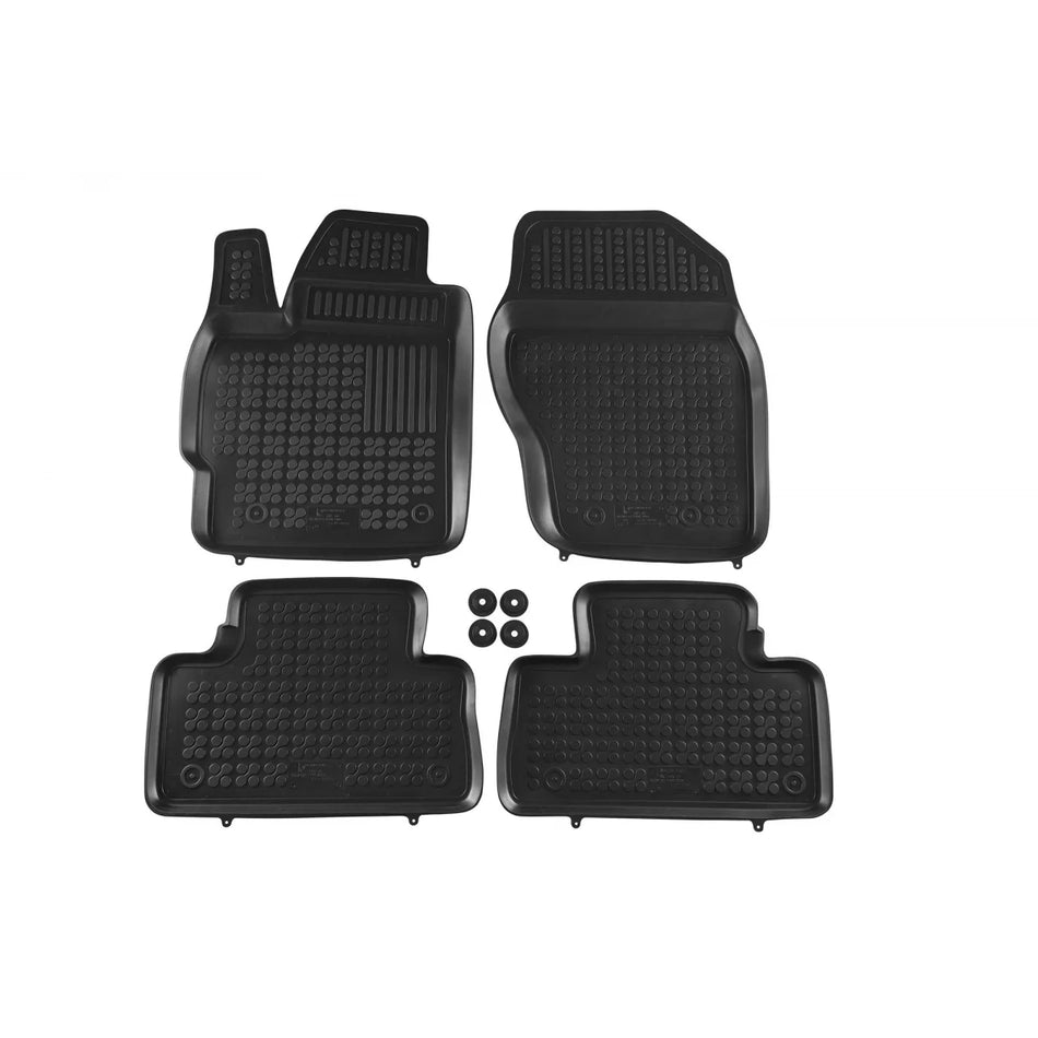 Tappetini in Gomma Specifici Neri per Mazda CX-7 2009-2012, Set 4 Pezzi