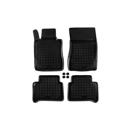 Tappetini in Gomma Specifici Neri per Mercedes Classe E W211 2002-2009, 4 Pezzi
