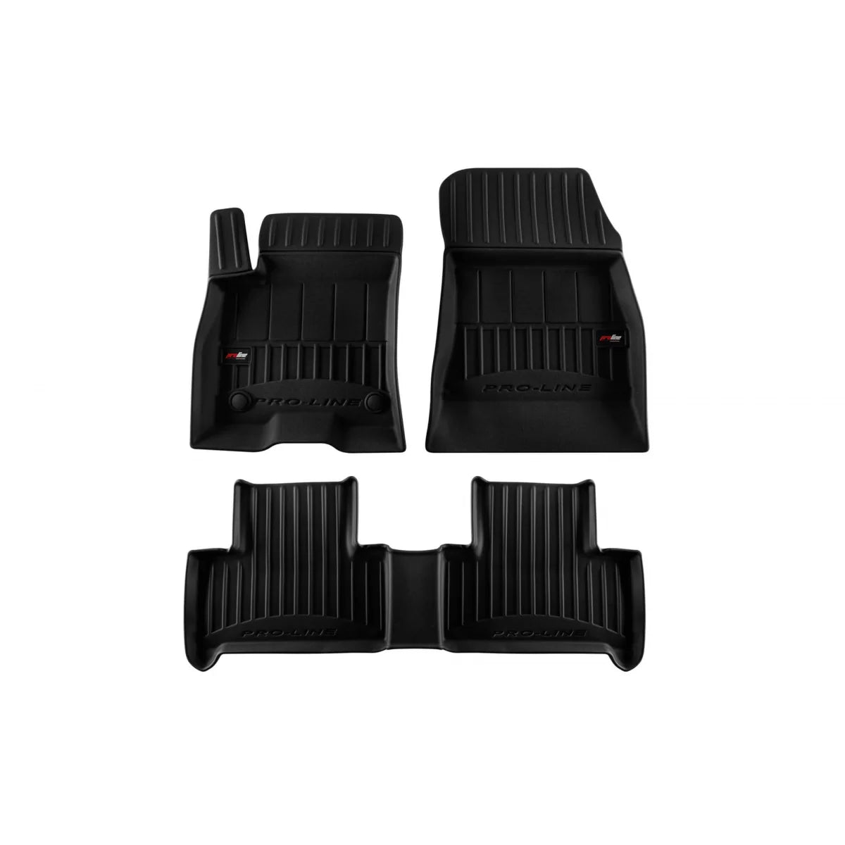 Tappetini Gomma Specifici Set 3 Pezzi Nero per Mercedes Eqb X243 dal 2021