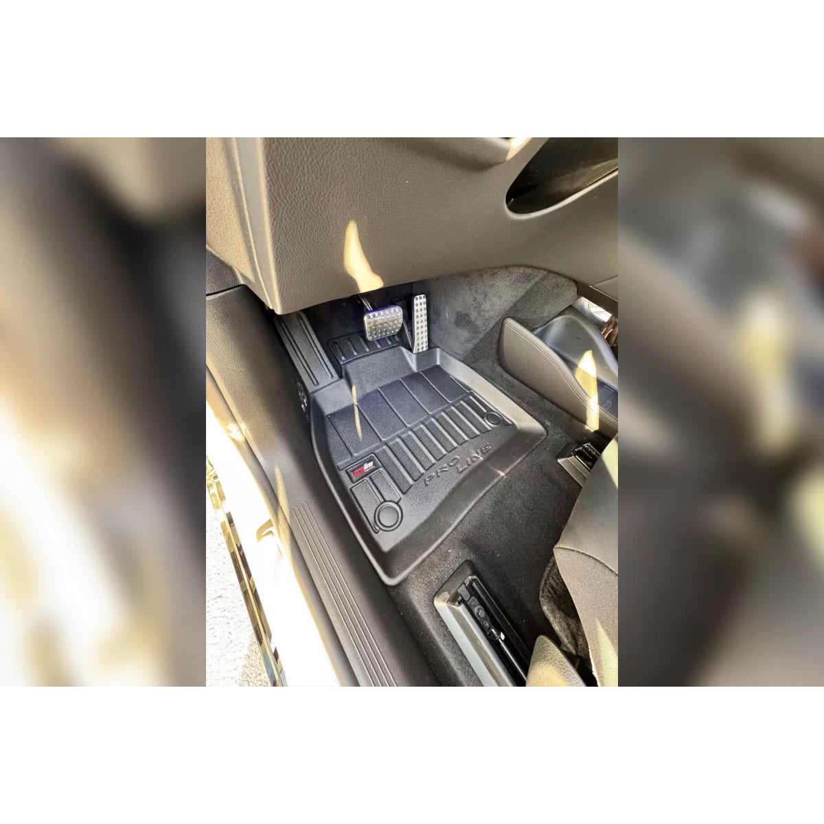 Tappetini Gomma Specifici 3 Pezzi Neri per Mercedes Eqs SUV X296 dal 2022