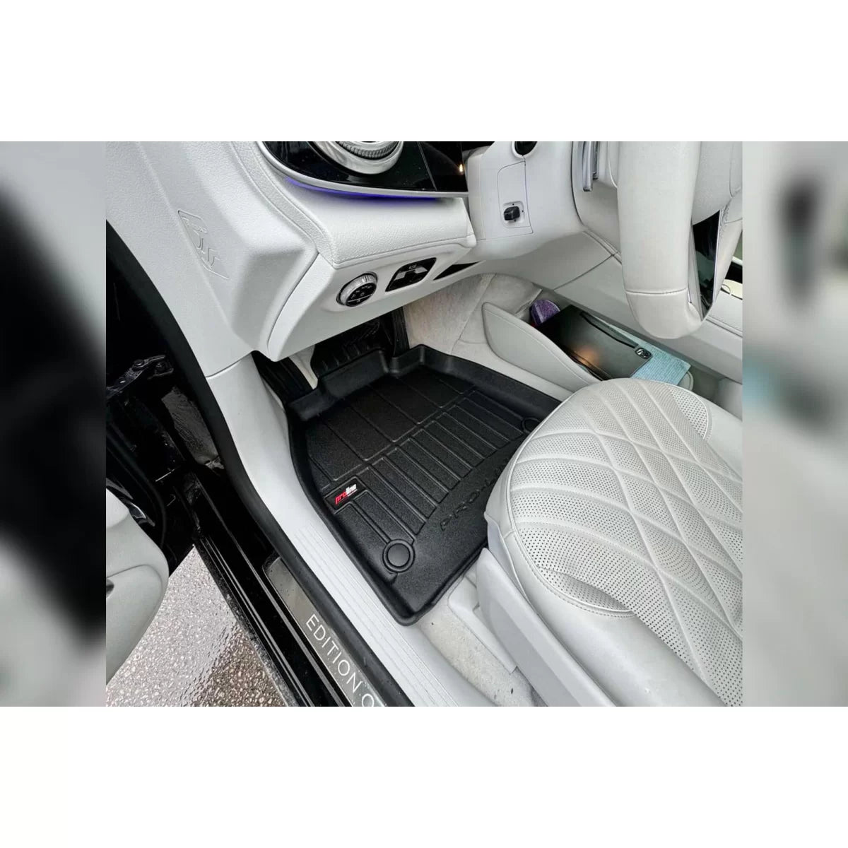 Tappetini Gomma Specifici 3 Pezzi Neri per Mercedes Eqs V297 dal 2021