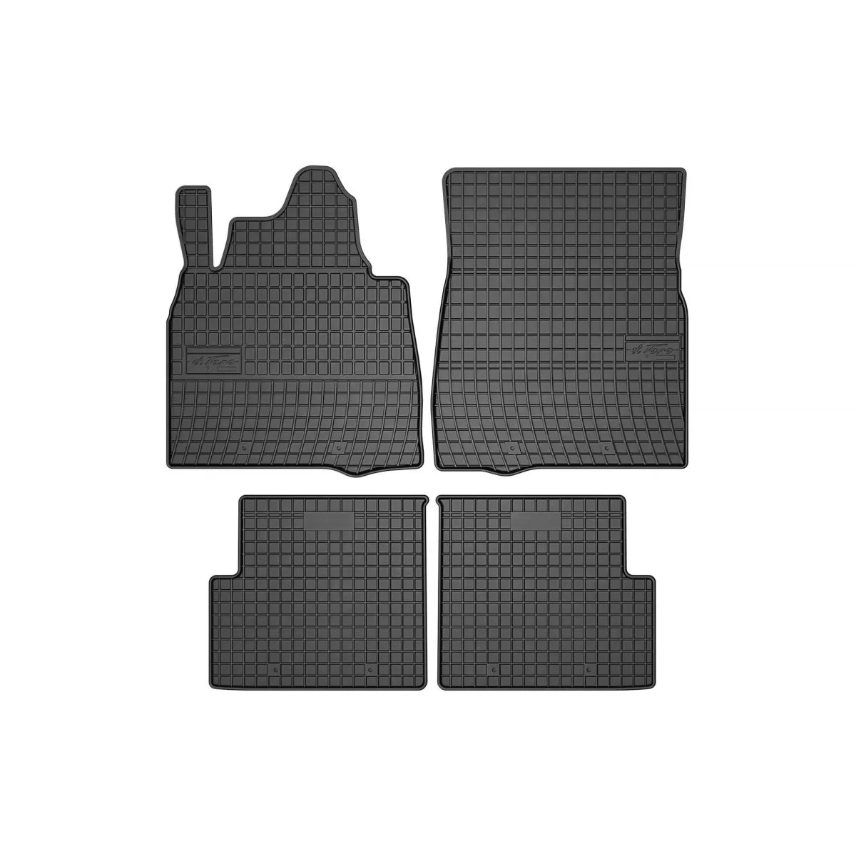 Tappetini in Gomma Specifici Neri per Mercedes Classe G W463 2012-2018, 4 Pezzi