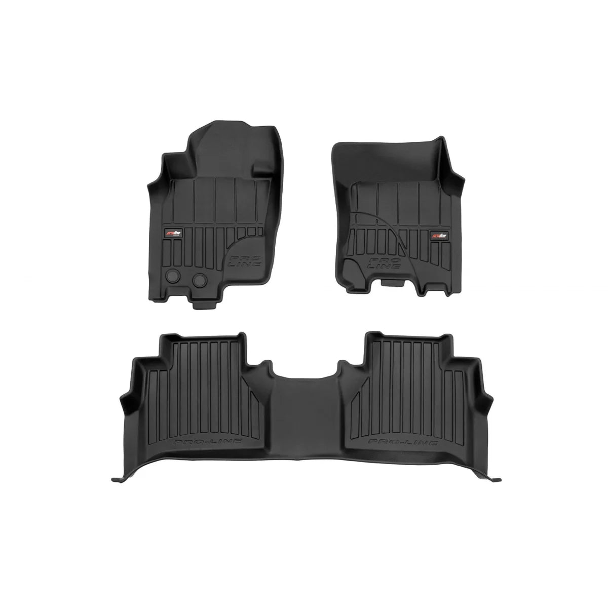 Tappetini Gomma Specifici 4 Pezzi Neri per Nissan Navara Iv dal 2014