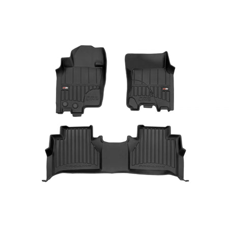 Tappetini Gomma Specifici 4 Pezzi Neri per Nissan Navara Iv dal 2014