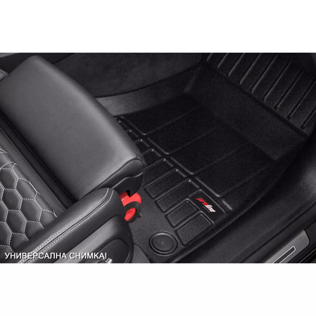 Tappetini Gomma Specifici 3 Pezzi Neri per Nissan Note 2012-2017