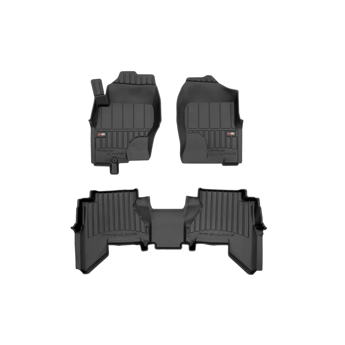 Tappetini Gomma Specifici 4 Pezzi Neri per Nissan Pathfinder Iii 2005-2014