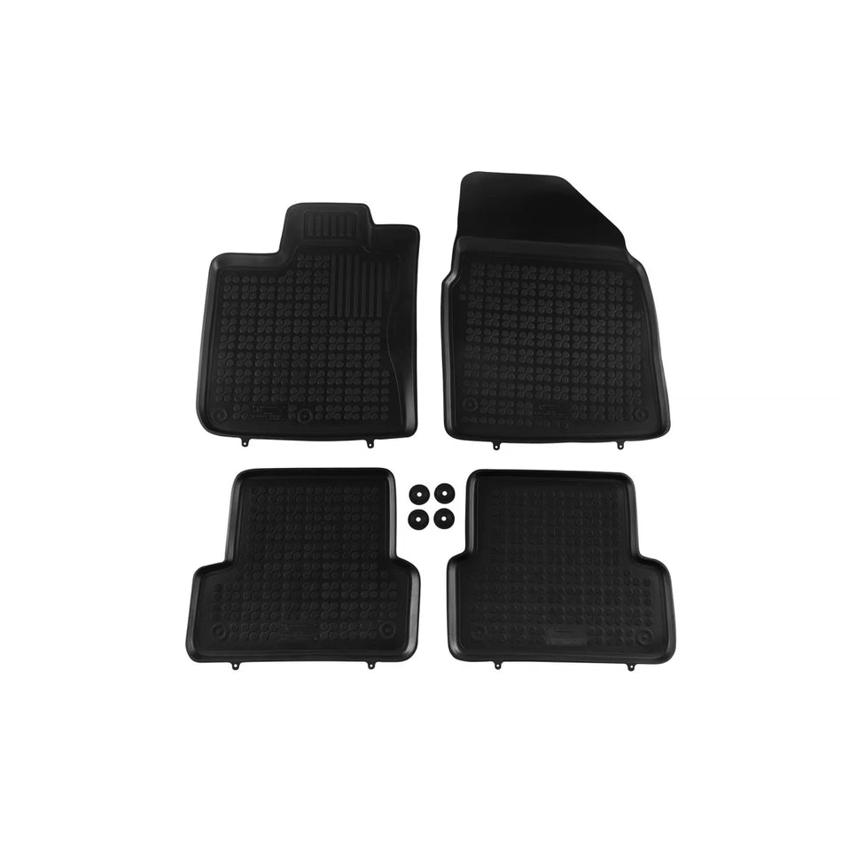 Tappetini in Gomma Specifici per Nissan Qashqai 2006-2013, Set 4 Pezzi, Neri