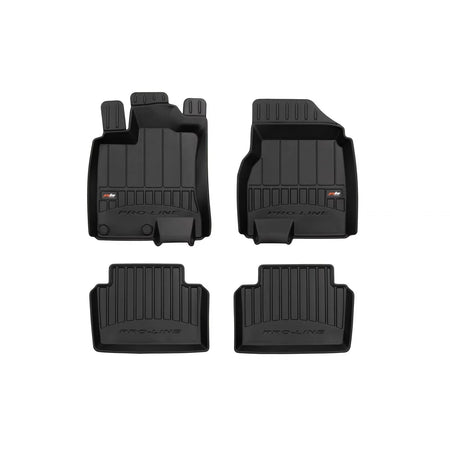 Tappetini Gomma Specifici 3D Proline Neri Set 4 Pezzi per Nissan Qashqai