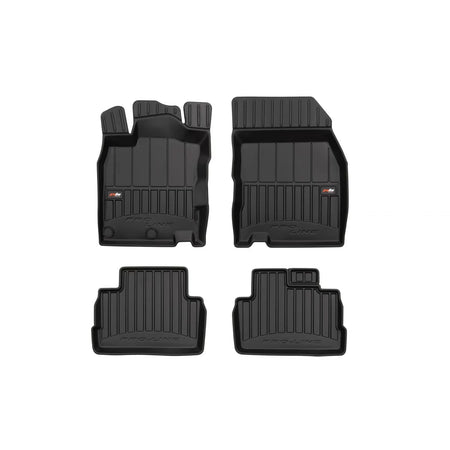 Tappeti Gomma Specifici 4 Pezzi Neri per Nissan Qashqai 2013-2021