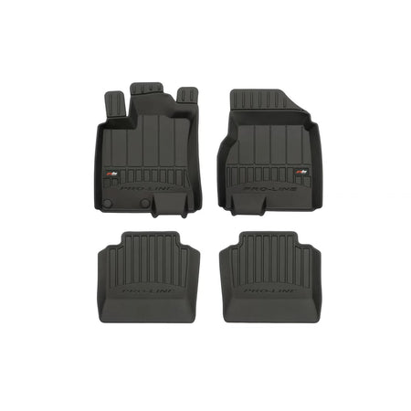 Tappeti Gomma Specifici Set 4 Pezzi Nissan Qashqai I +2 2006-2013 Nero