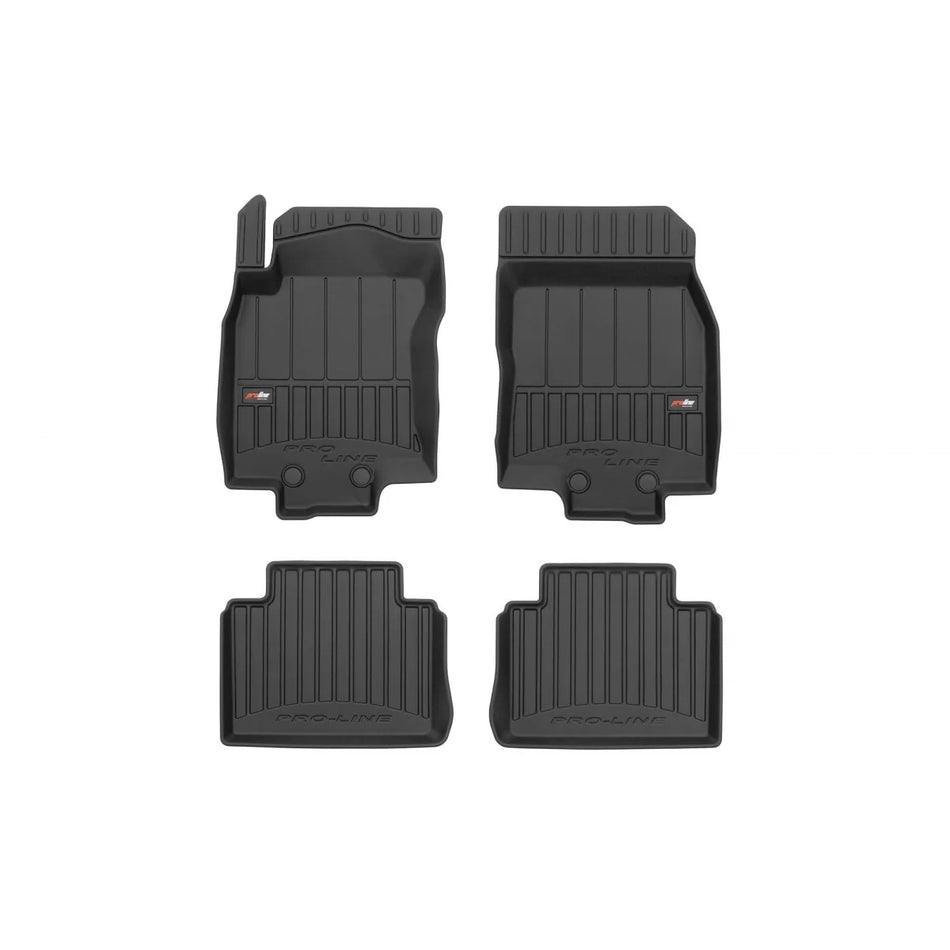 Tappetini Gomma Specifici 4 Pezzi Neri per Nissan X-trail 2017-2021