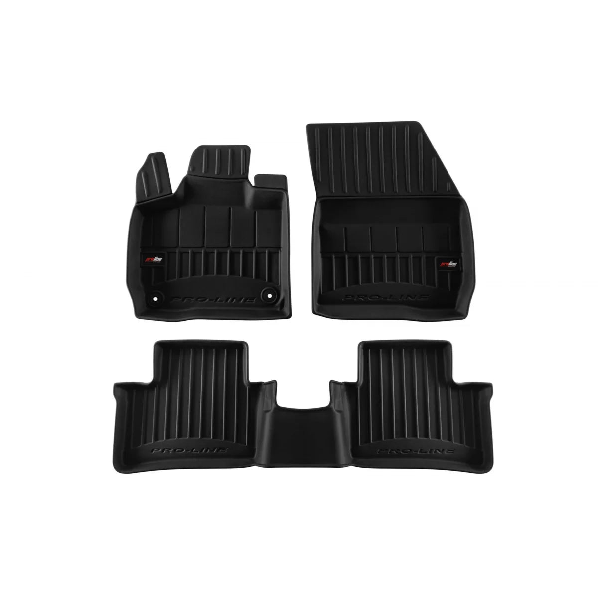 Tappetini Gomma Specifici Set 3 Pezzi Nero per Opel Astra Electric dal 2022
