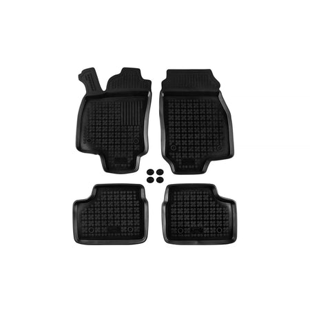 Tappetini in Gomma Specifici Neri per Opel Astra H 2004-2014, Set 4 Pezzi